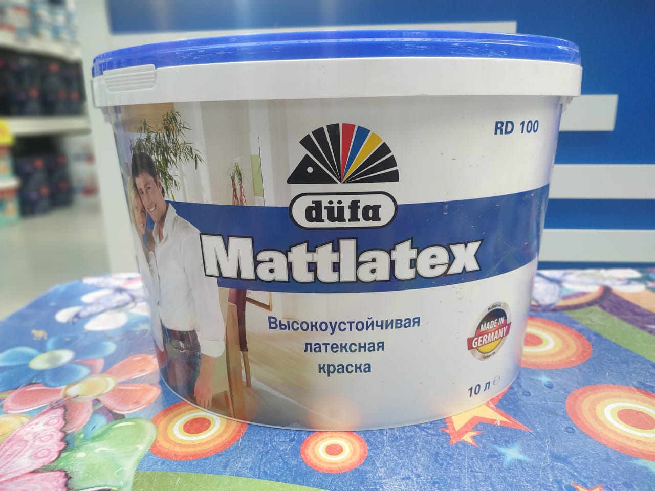 Mattlatex Dufa - латексная водостойкая краска для использования внутри помещений